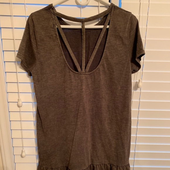 Dresses & Skirts - Free People Style washed black denim dress